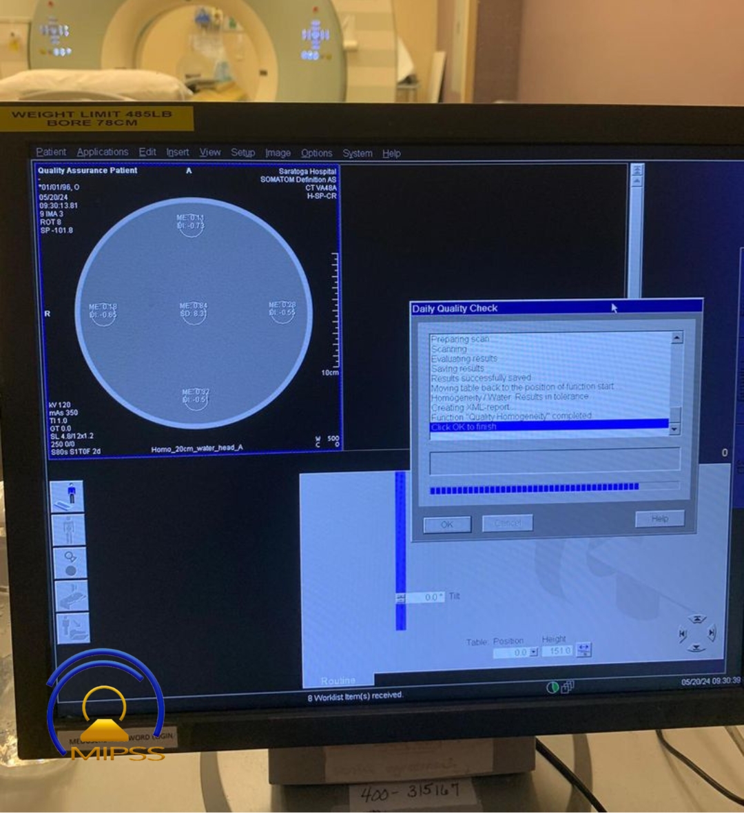 2009 SIEMENS DEFINITION AS 16 CT Scanner