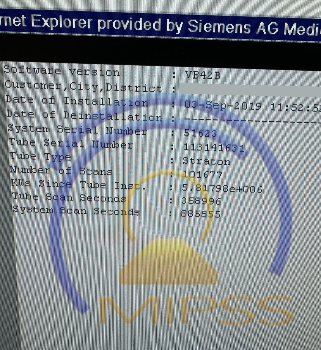 2005 SIEMENS SENSATION 16 CT Scanner