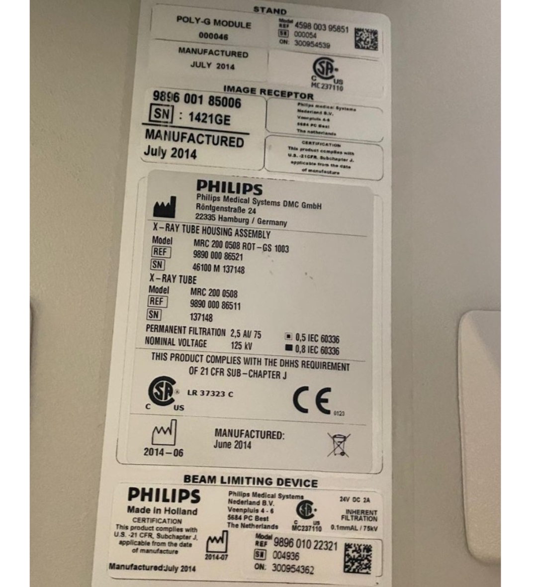 2014 PHILIPS FD 10/10 Cath Lab